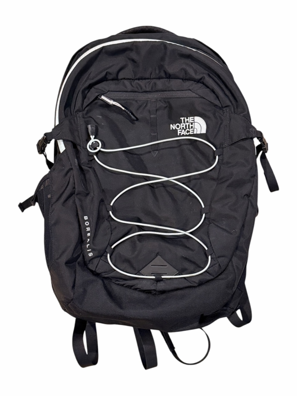 The North Face Black Borealis Daypack with Front Bungee